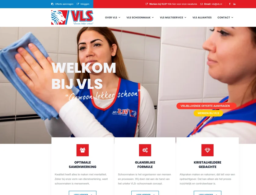 Schoonmaak websitevoorbeelden - 5 sites die klanten werven