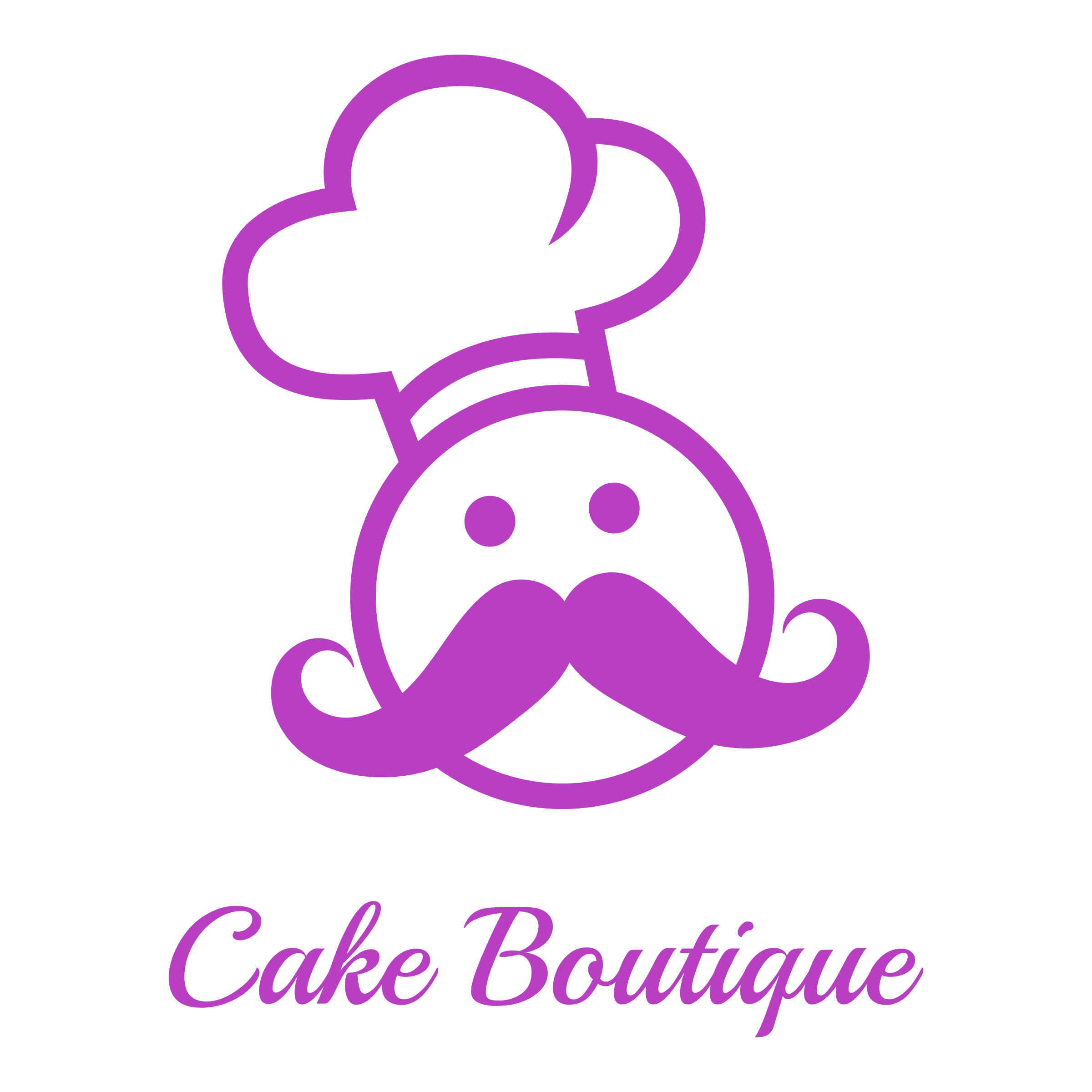 Pink Piece Of Cake Logo - Turbologo Logo Maker