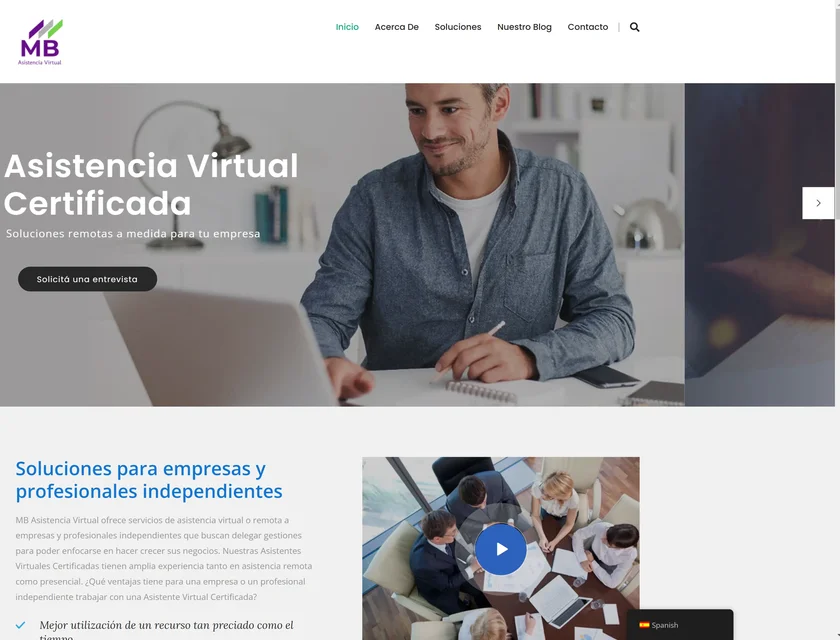 Ejemplos de sitios web de asistentes virtuales - 5 sitios que destacan sus servicios profesionales