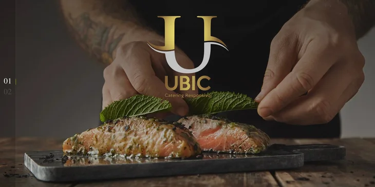 Página de inicio de Ubic Catering