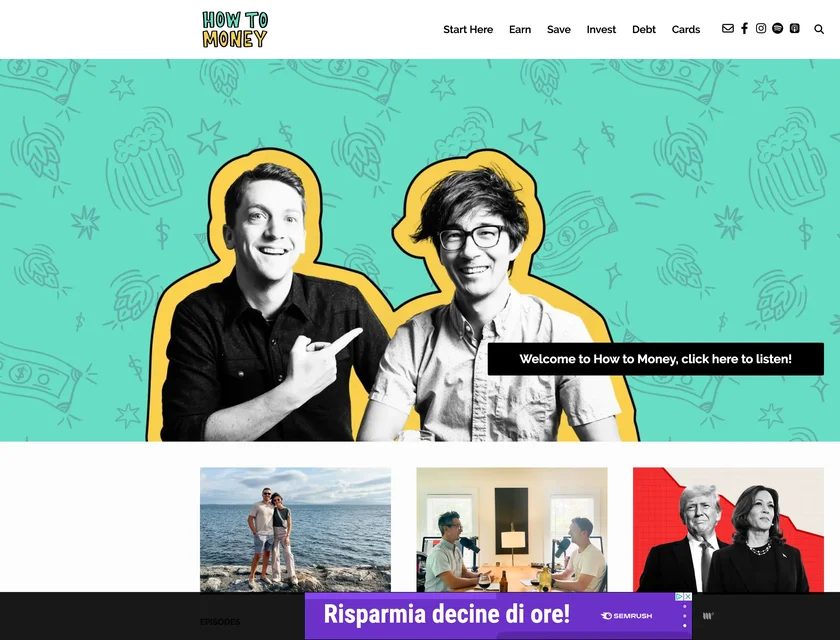 Esempi di siti web di podcast - 5 siti tutti da ascoltare