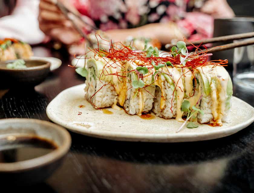 Esempi di siti web di ristoranti di sushi