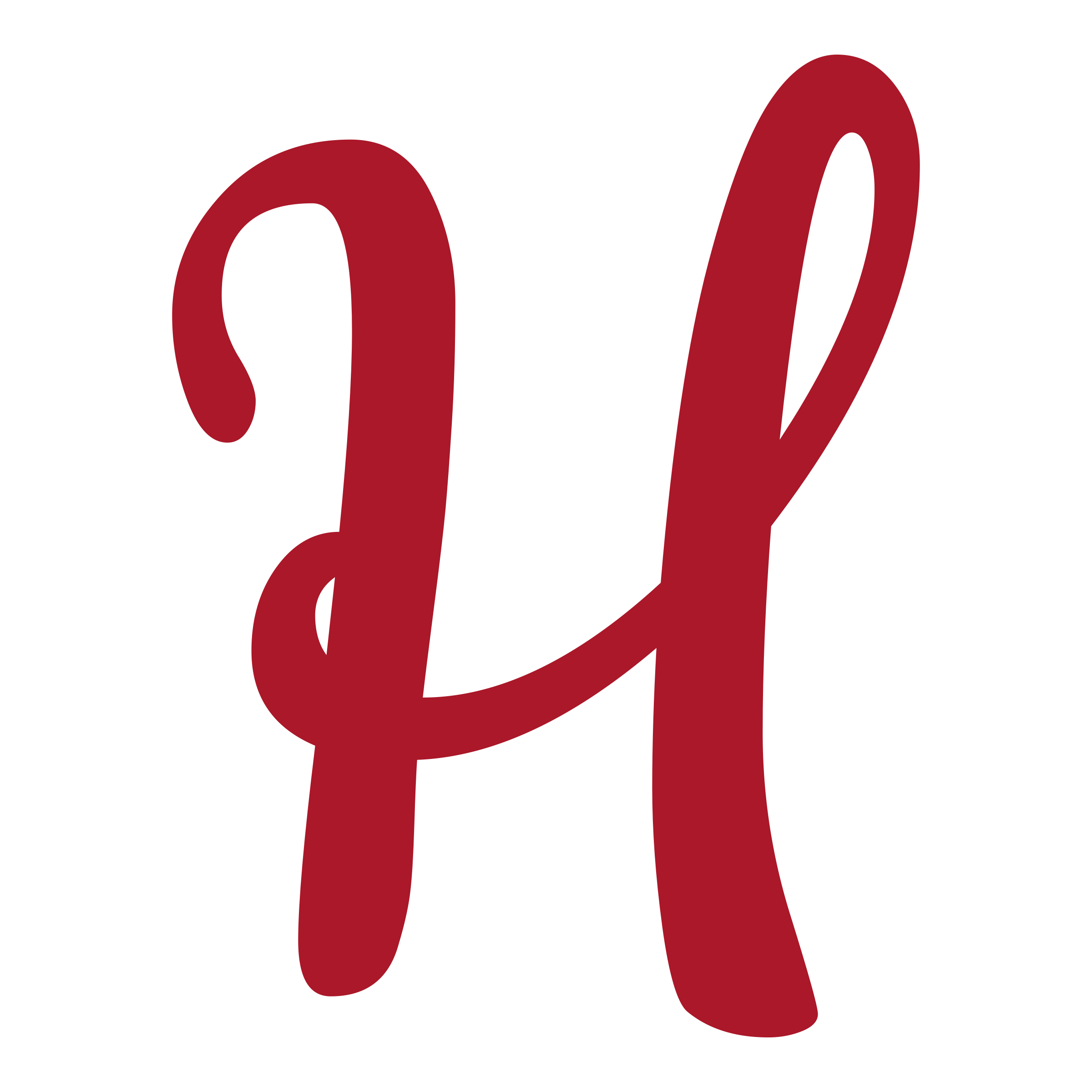 start with a red h logo