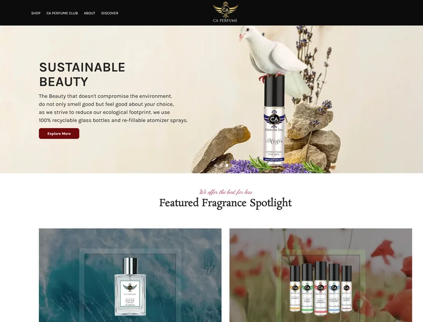 Perfume Website Examples - 5 Sites That Leave a Lasting Impression