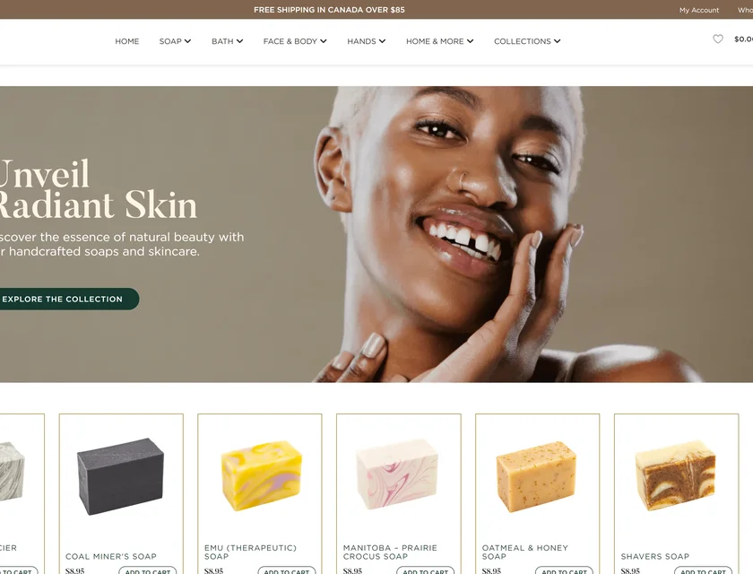 Soap Website Examples - 5 Sites That Clean Up Well